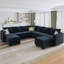Berenika Velvet Modular U-Shaped Sectional-1141452540