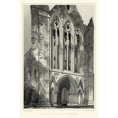 Gothic Detail VI by R. W. Billings - Wrapped Canvas Art Prints