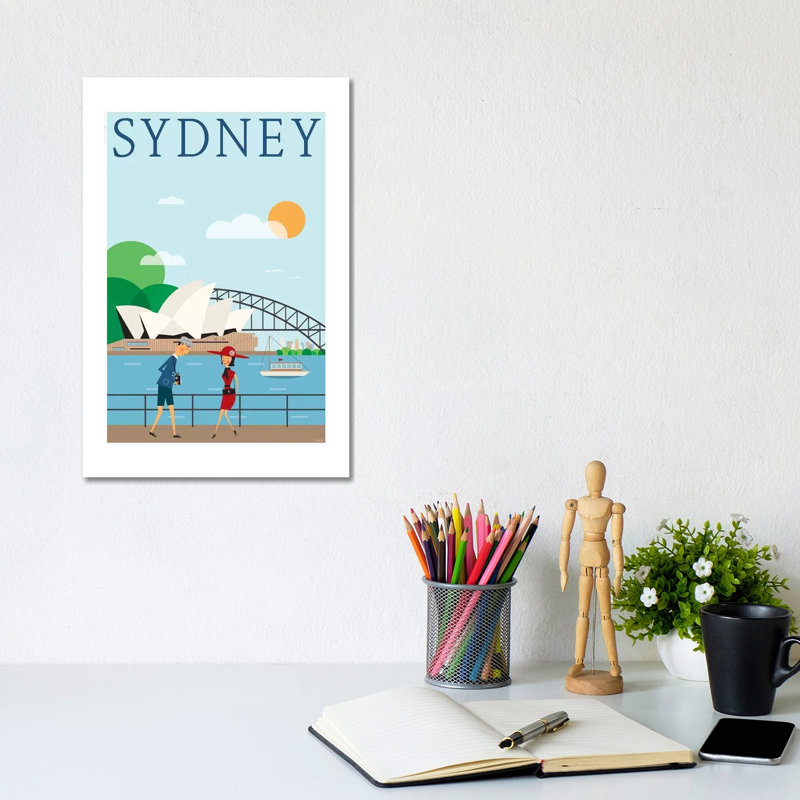 Sydney by TomasDesign - Gallery-Wrapped Canvas Giclée on Canvas, 20.32 cm H x 30.48 cm W, Canvas