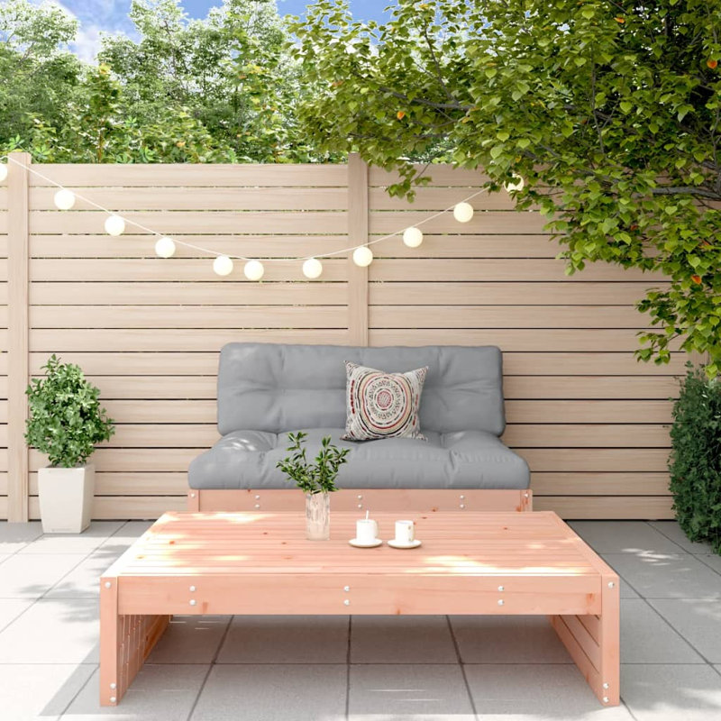 Doveridge 120cm Wide Rectangle Patio Sofa, Grey, Brown