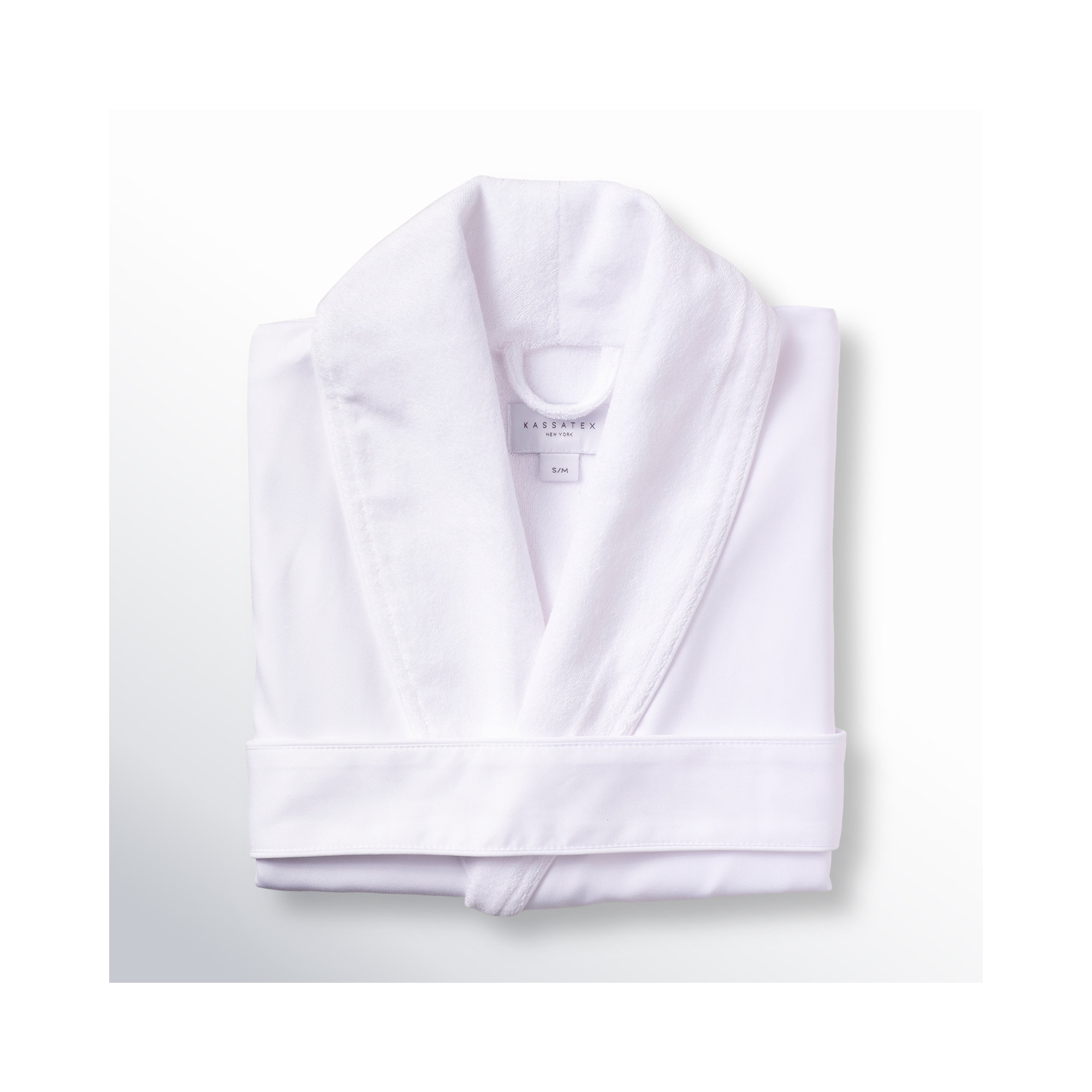 Polyester Bathrobe, Large / Extra Large, White