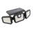 Solar Powered Outdoor Security Lights with Motion Sensor, Foldable IP65 Waterproof 210Leds Security Light 3 Lighting Modes