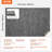- Slip-Resistant Rug Pad - Protective Cushioning Carpet Pad - 5' X 8' - 1/4"Thick - Dual Surface - Polyester Felt + Latex - Gray - 3-4㎡ Area Carpet Padding Rug Cushion Safe For All Floors-101903793
