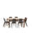 Anautica 8 - Person Teak Patio Dining Set with Square Table
