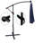 10 Ft Outdoor Patio Umbrella Solar Powered LED Lighted Sun Shade Market Waterproof 8 Ribs Umbrella With Crank And Cross Base For Garden Deck Backyard Pool Shade Outside Deck Swimming Pool-110874499