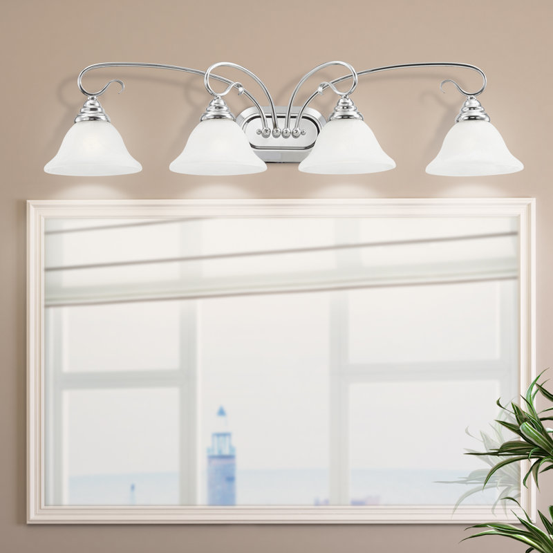Aquala 4 - Light Dimmable Vanity Light, Chrome