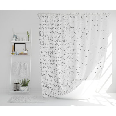 Nayyirah Polyester Shower Curtain Set
