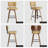 Swivel Upholstered Bar Height Stool-933675818