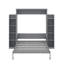 Grand lit escamotable avec tablettes et DEL-443415351