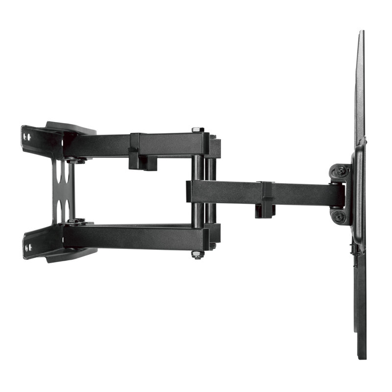 Support mural articulé haut de gamme pour écrans de 37 à 85 po de qualité supérieure - pivotant, inclinable et extensible, peut supporter jusqu'à 88 lb, compatible VESA