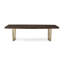 Modern Streamline Solid Wood Dining Table