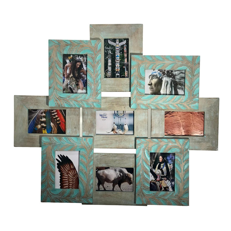 South Beach 9 Frame Collage Teal