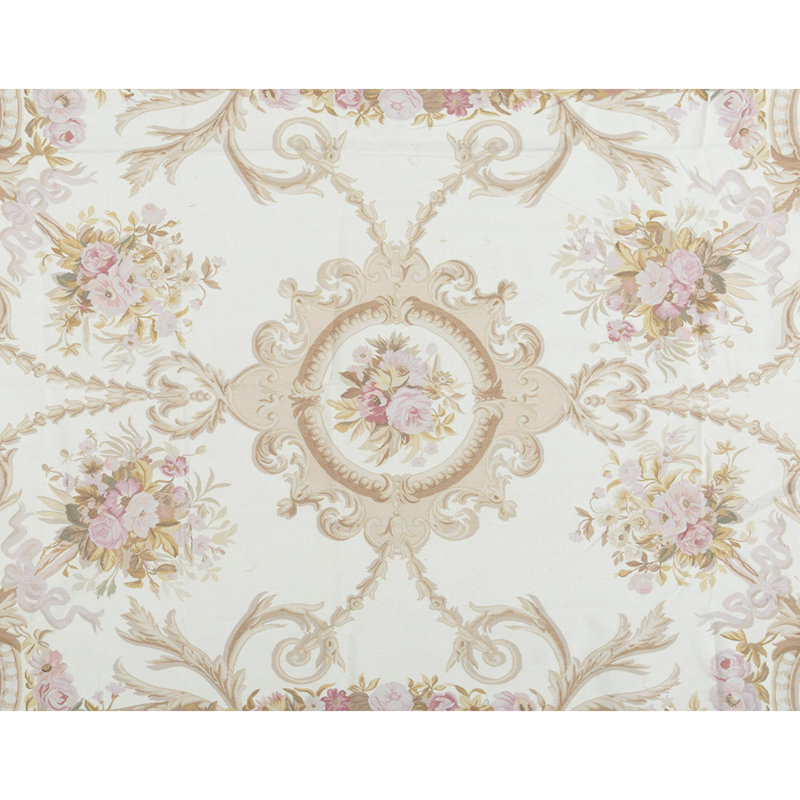 Aubusson Flatweave Wool Oriental Area Rug