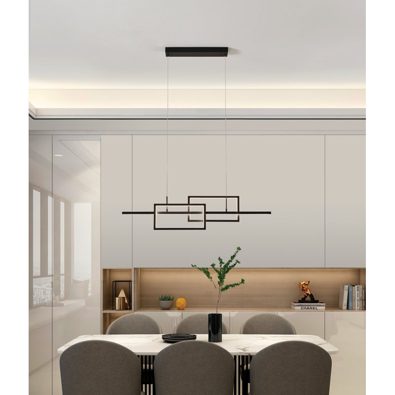 Coole 45-inch Black 3CCT LED Pendant Light
