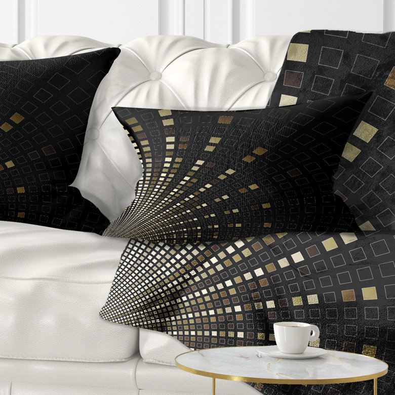 Abstract Reversible Throw Pillow