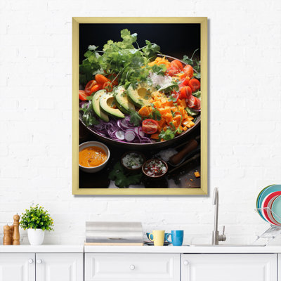 Végétarien, cuisine I - légumes, art mural