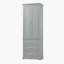 Armoire de rangement haute avec trois tiroirs-579270091