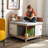 Kids 21.69'' Wood Foam Chair and Ottoman