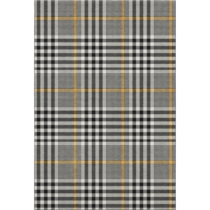 Tapis à carreaux Corry AMF1054 lavable à la machine de qualité supérieure, Rectangle 9 pi x 12 pi