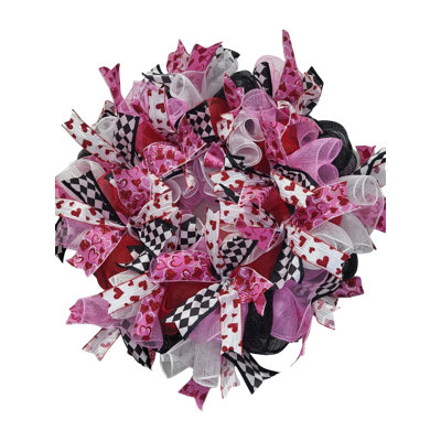 Cœur et couronne Harlequin Deco