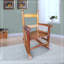 Chaise Adirondack berçante en bois massif Cateluta Dossier à lattes robuste pour le confort et la sécurité Fabriqué en bois massif-170715403