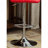 Glasgow Contemporary Tufted Adjustable Height Hidraulic Bar Stools, Set Of 2, Red-218035107
