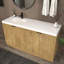 Meuble-lavabo autoportant 59 po avec lavabo gauche en acrylique renforcé Monterey-4094931-26751308