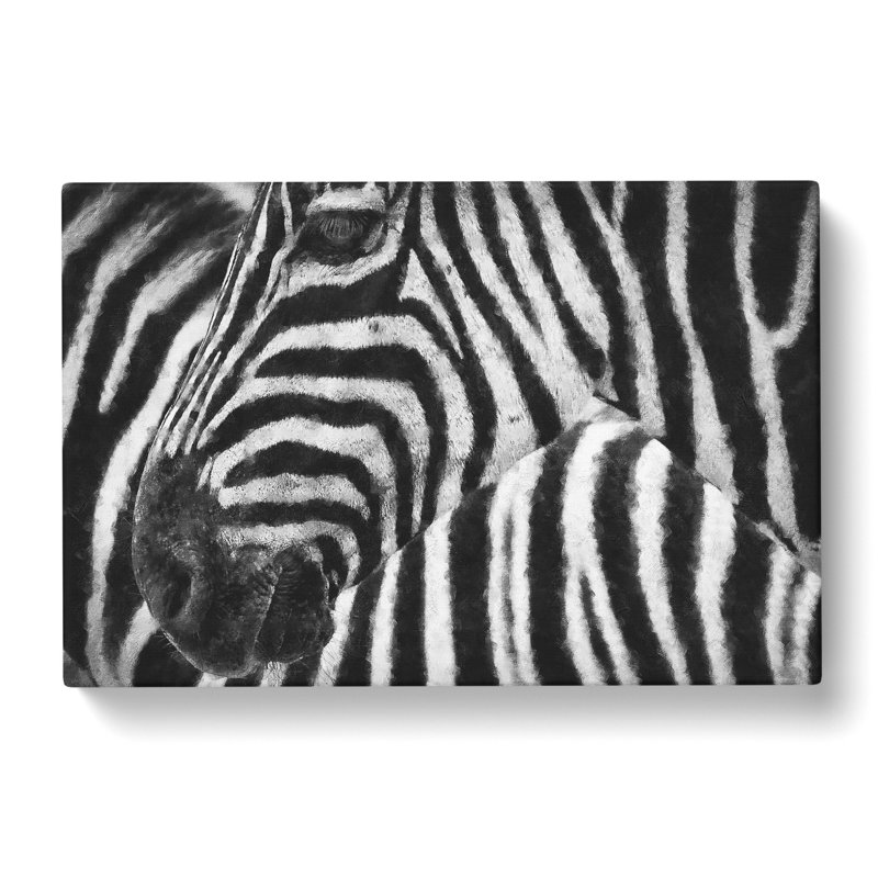 Zebra Vol.2 Painting - Wrapped Canvas, 40cm H x 60cm W x 3cm D