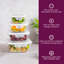 Essentials 4pc BPA Free 4 Container Food Storage Set