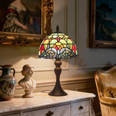 8-Inch Tiffany Table Lamp