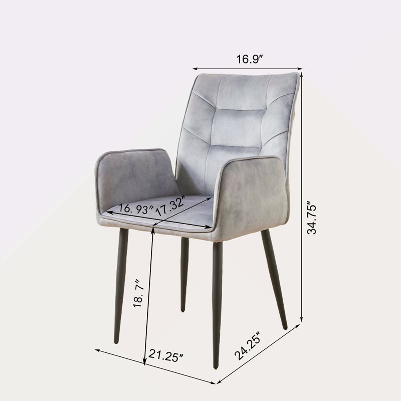 Chaises de salle à manger, Gris