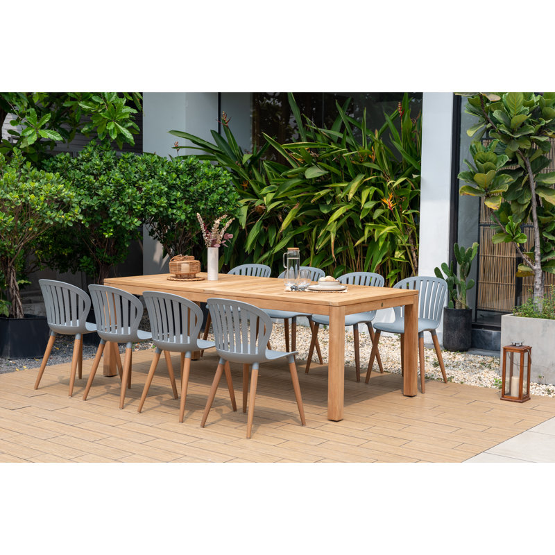 Ensemble repas 9 pièces Anautica, gris