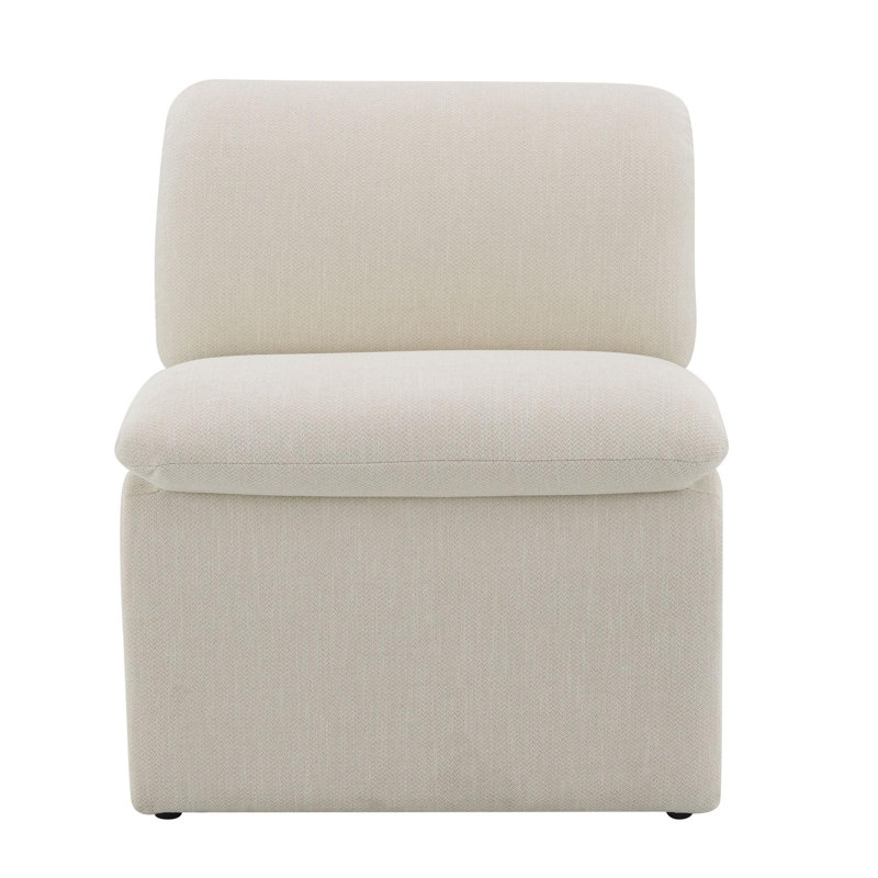 Fauteuil d'appoint moderne, Beige