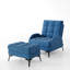 Affric 60cm Wide Velvet Wing Chair Recliner-1529548663