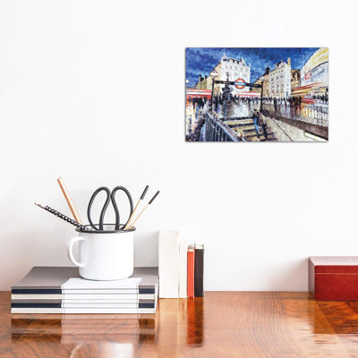 Piccadilly Circus I by Roger - Wrapped Canvas Painting