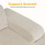 Lit pour chien de 51,2 po de largeur, canapé de compression pour chien avec coussin antidérapant, aucun assemblage requis-1069395244