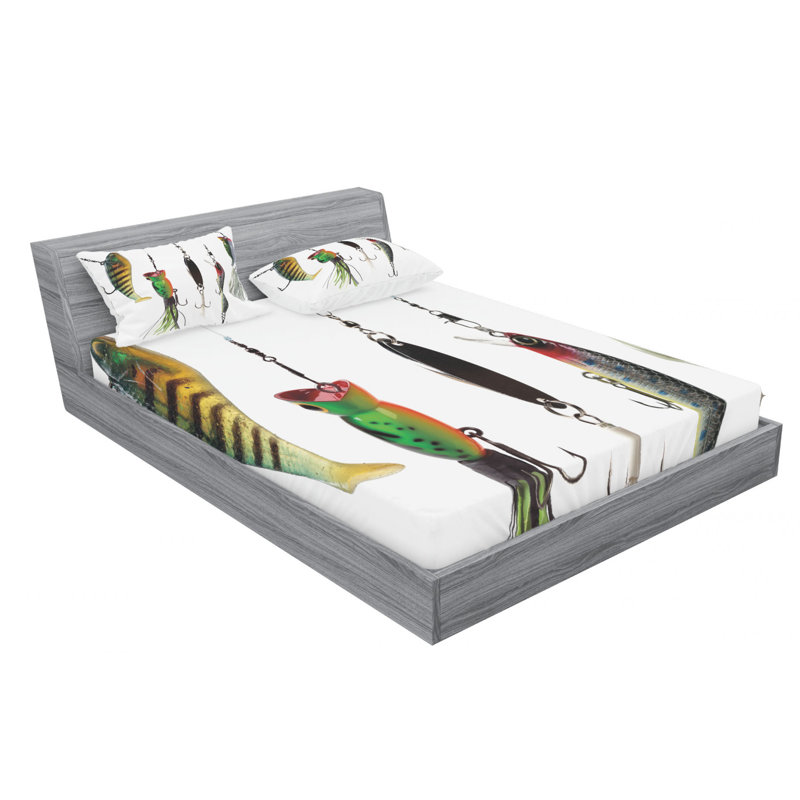 Ensemble de draps Hatchs, Taies d'oreiller pour grand lit