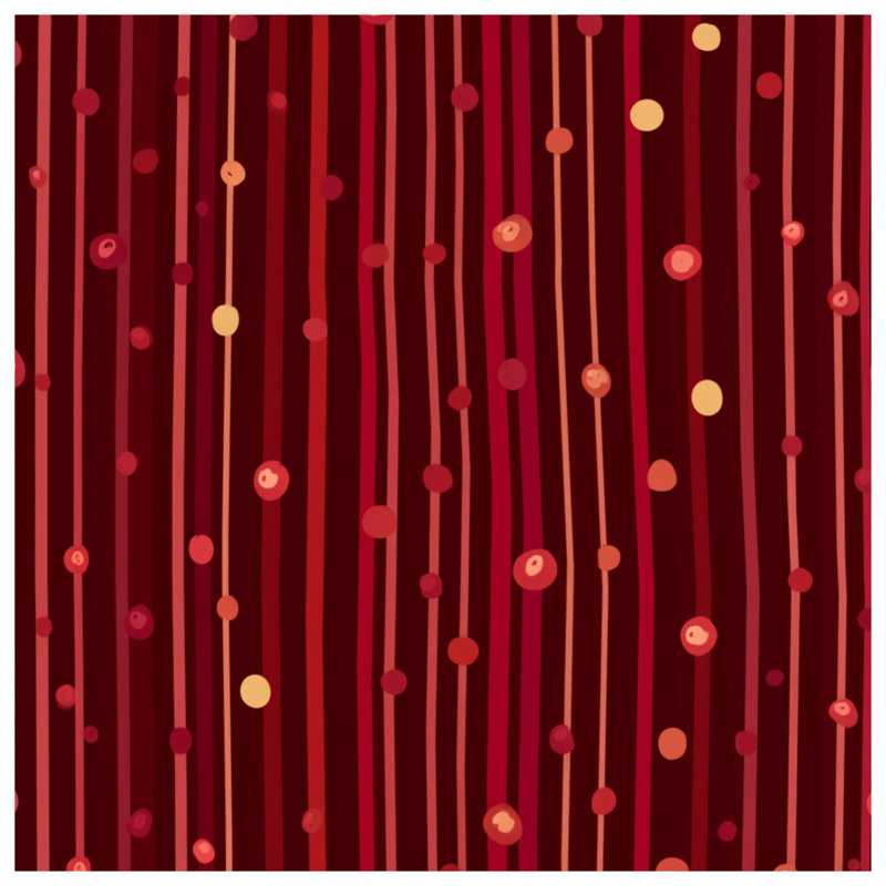 Jeté en molleton Red Stripes - Jetés abstraits pour canapés ou lits, 60in W x 80in H