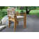 Justin 4 - Person Teak Wood Patio Dining Set with Round Table