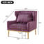 Fauteuil avec accoudoirs et canapé simple-1377501403
