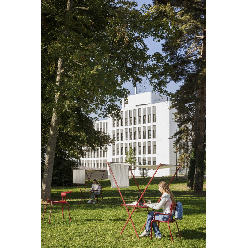 Luxembourg Outdoor Dining Armchair, Chili Red