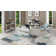 Allegonda Glass Frame Writing Desk with 1 Drawer