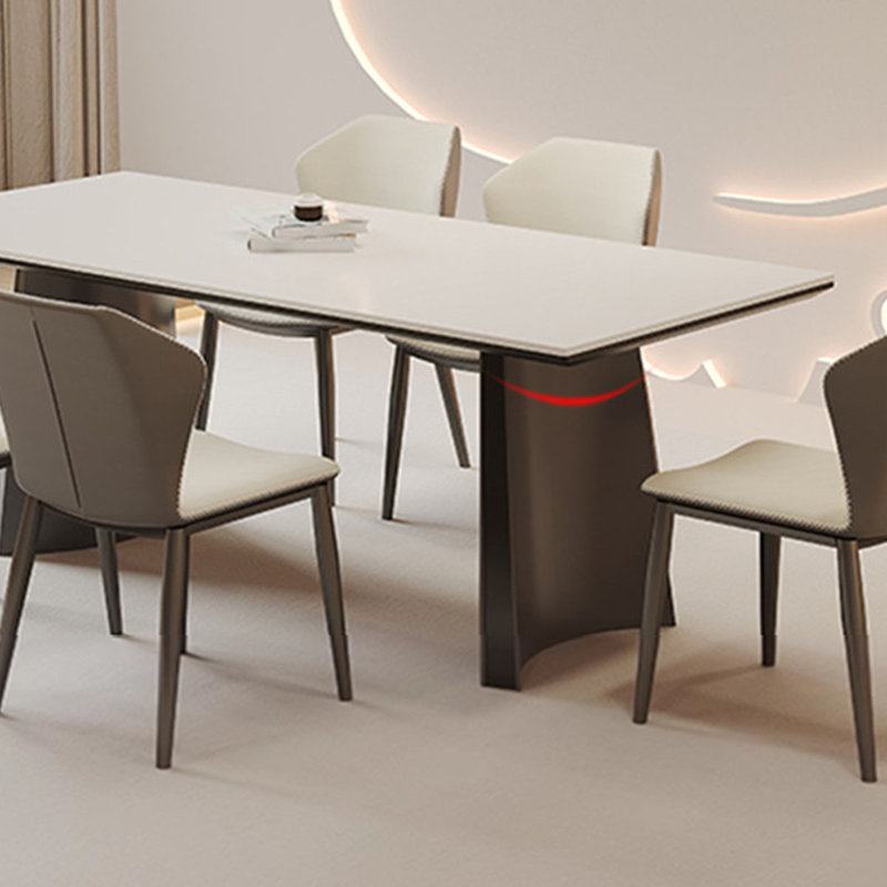 Table de salle à manger Luxury, 5 Pieces: Table, 4 Chairs, 29.5"H x 55.1"L  x 31.5"W