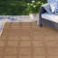 Tapis beige à motif géométrique Sarinah-1081349777