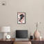 Décoration murale rouge en toile Sneaker -247434518-247434501