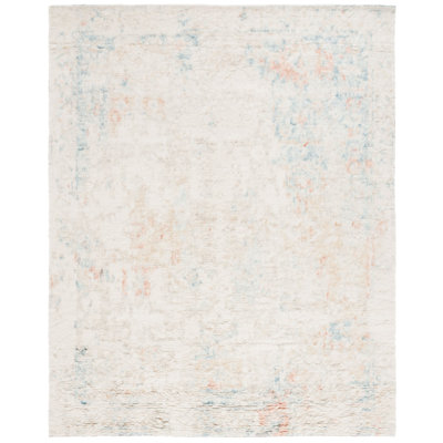 Toshia Hand Knotted Wool and Cotton Oriental Rug 