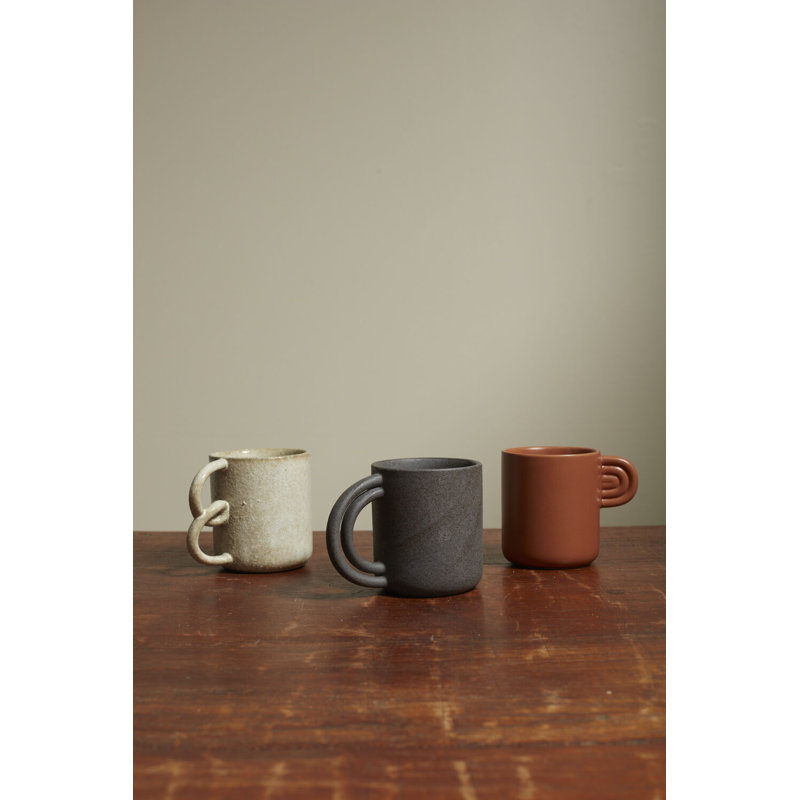 Tasse Karner 3,75 po x 3,25 po x 5 po, Terre cuite