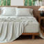 Ensemble de draps 100% coton lavé MooMee-118739900-121119068