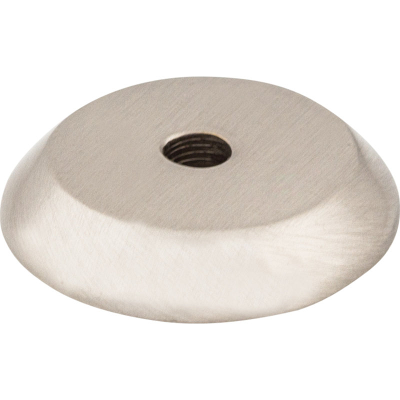 Aspen II Round  Backplate, 0.875" H x 0.875" W x 0.19" D, Brushed Satin Nickel