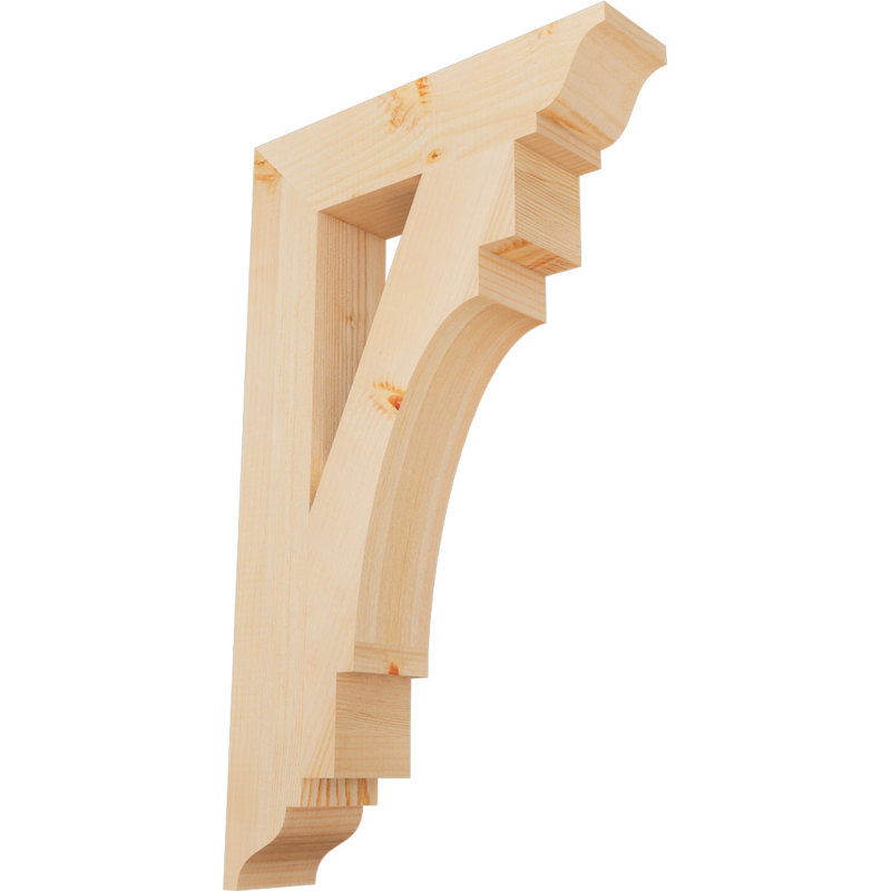 Support Merced, Sapin de Douglas, 30"H x 3.5"W x 18"D